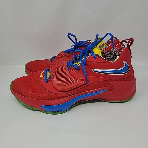 Nike Zoom Freak 3 Uno Red 50th Anniversary Red DC9363-600 size 12.5